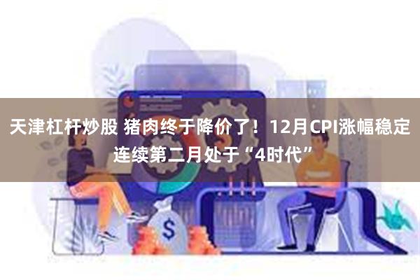 天津杠杆炒股 猪肉终于降价了！12月CPI涨幅稳定 连续第二月处于“4时代”