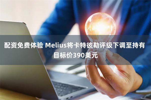 配资免费体验 Melius将卡特彼勒评级下调至持有 目标价390美元